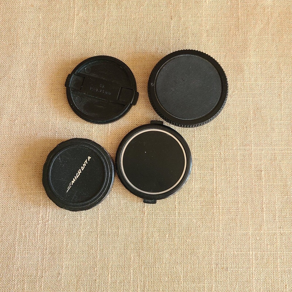 Vintage Mixed Slip On Push On Camera Lens Various Brands